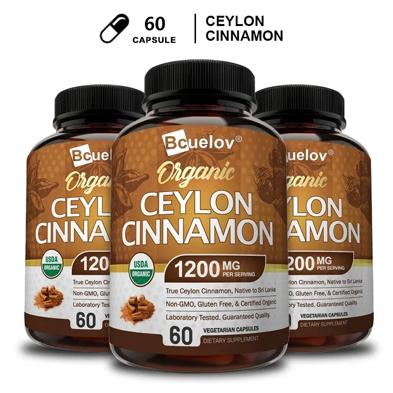 Ceylon Cinnamon 1200Mg Per Serving 120 Capsules - Healthy Blood Sugar Support Joint Support Antioxidant — image 10