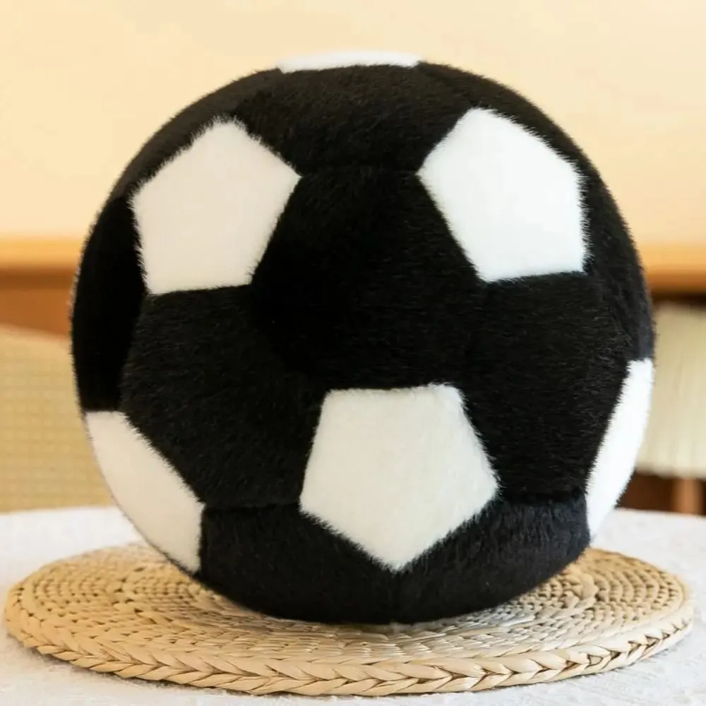 Ball Shape Soccer Ball Throw Pillow Soft Funny Football Throw Pillow Doll 13/20cm Ins Football Plush Toy Kid Girl Boy