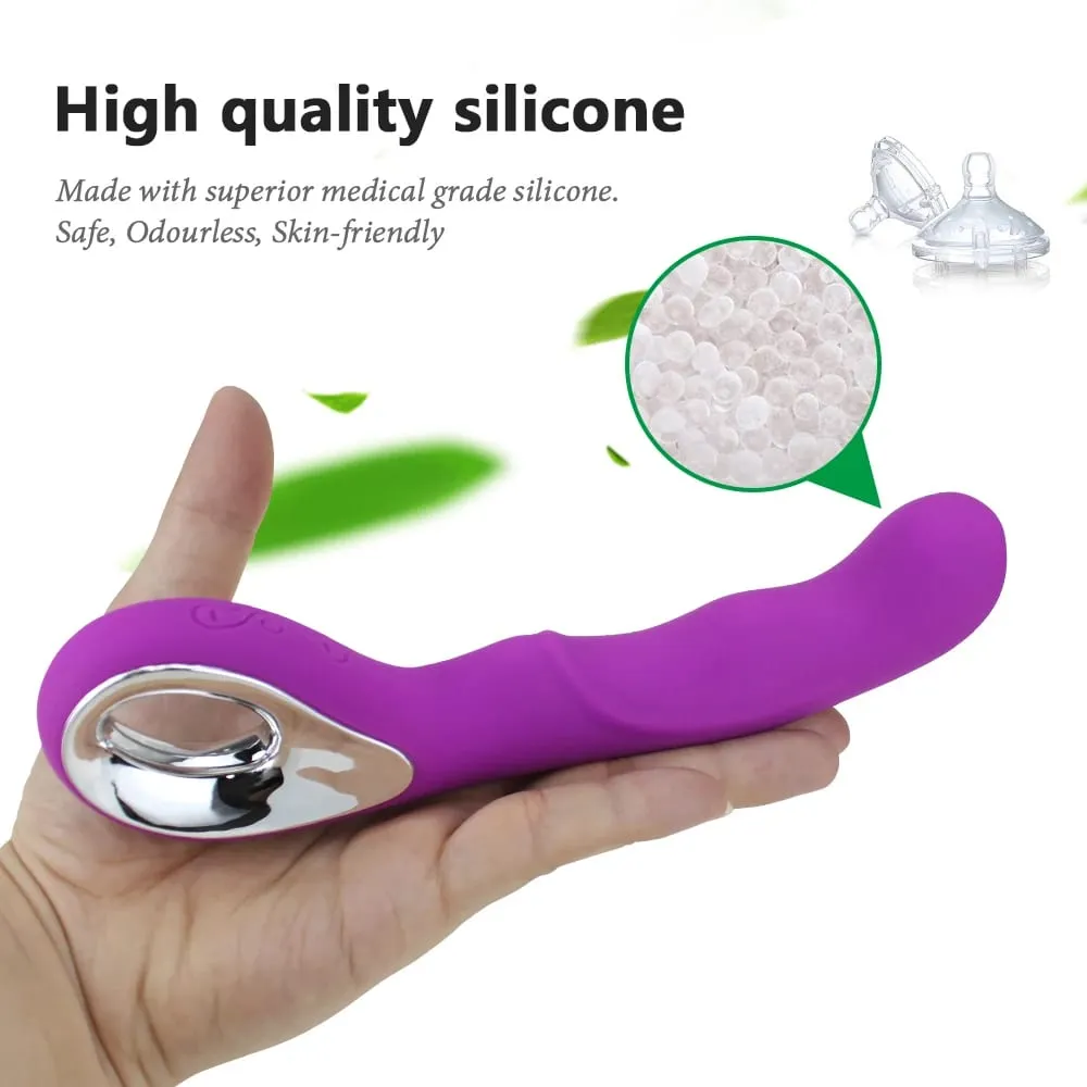 G Spot Dildo Vibrator G Spot Vaginal Stimulator Clitoris Pussy Massager Waterproof Magic Wand Rechargeable Sex Toy for Women