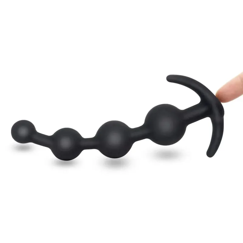 Silicone Anal Beads Pull Dilator Butt Plug Vaginal G Spot Dildo Masturbator Prostate Massage Anus Stimulation Trainer Sex Toys — image 4