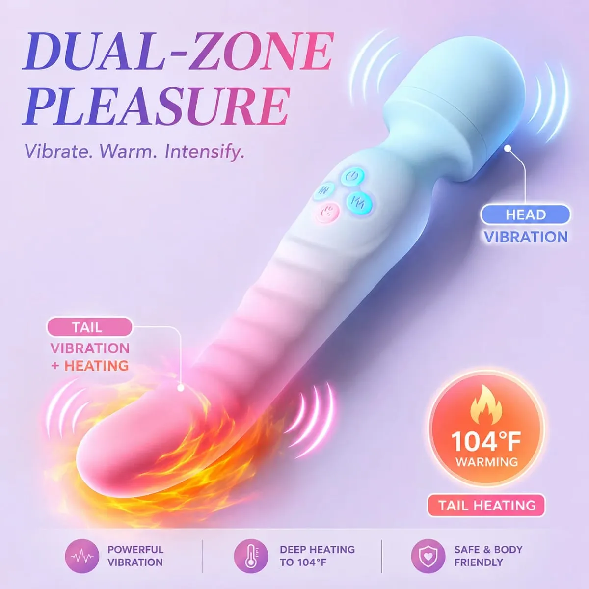 3 IN 1 Dildos G Spot Vibrator For Woman AV Machine Magic love Wand Clitoris Stimulator Female Vagina Massager Adults Sex Toys — image 3