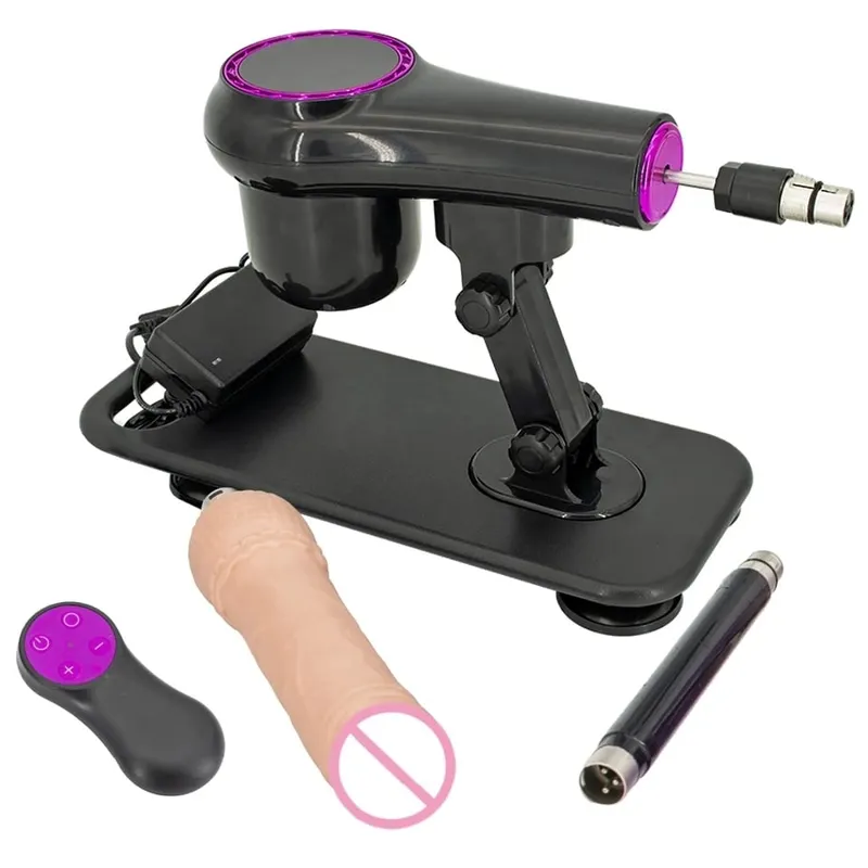 Portable Sex Machine Adjustable Speed Angle Automatic Wireless Control for Woman Man Masturbating Pumping Gun Sex Toys