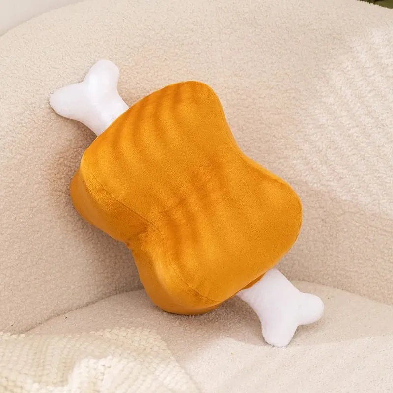 40cm Bone-In Meat Plush Bone Pillow Nakakatuwang Meat Desk Nap Pillow Stuffed Soft Doll Para sa Sleeping Sofa Cushion Room Decor — image 5
