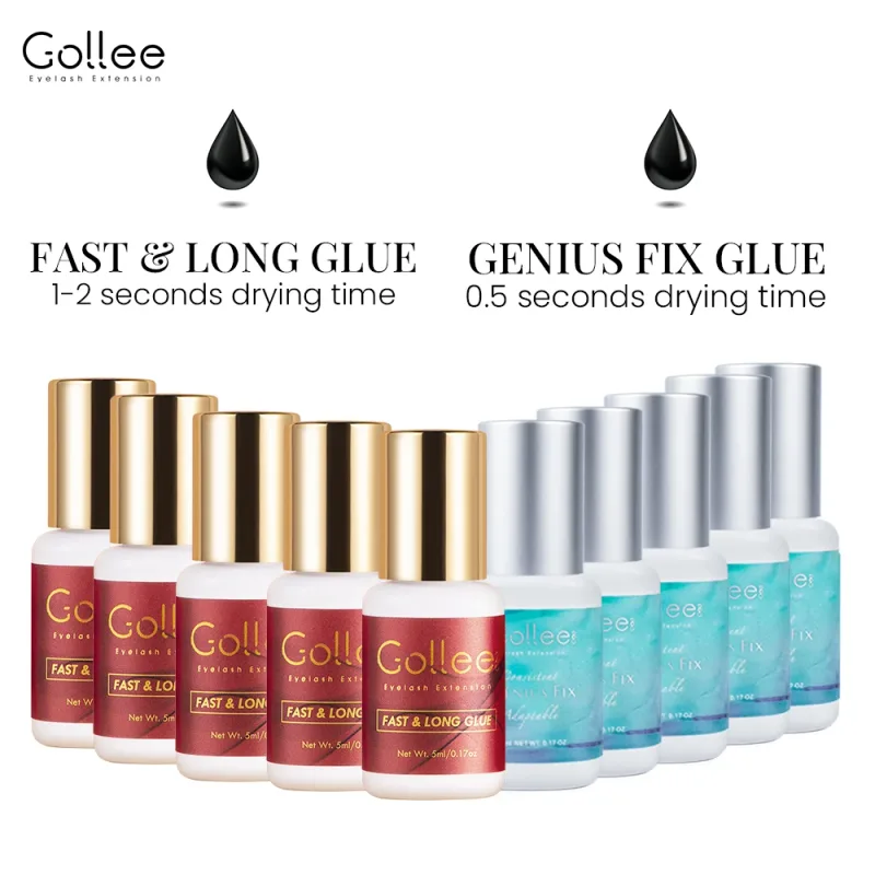 Gollee 0.5-1s Fast Dry Glue for Eyelash Extension Hypoallergenic Lash Extension Glue for Professional Artists Eyelashes Supplies — image 18