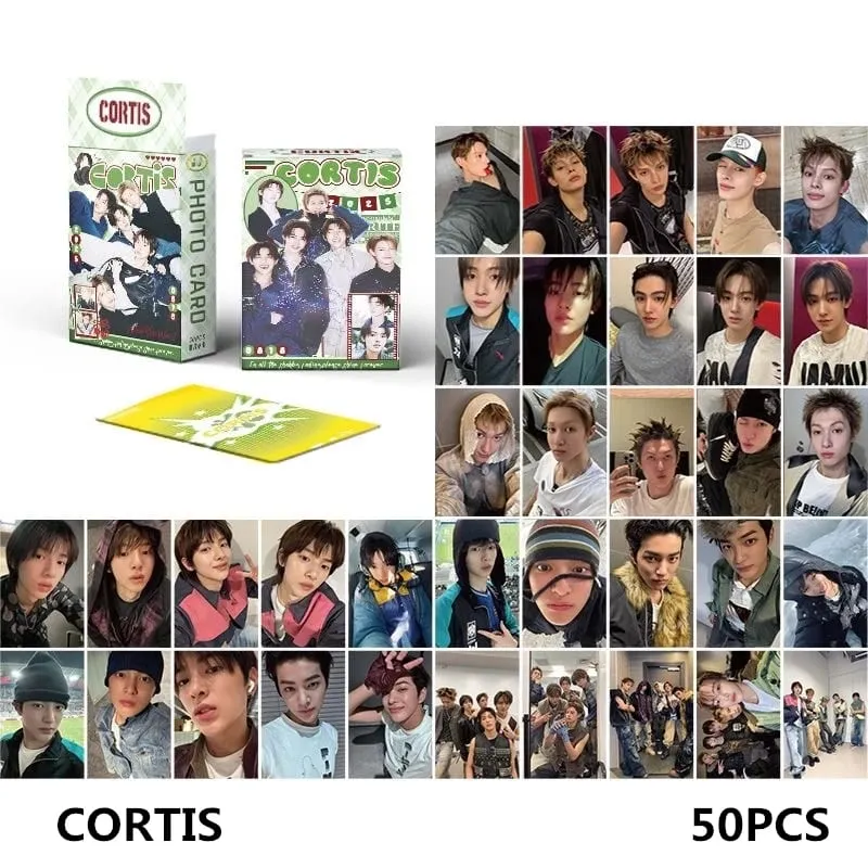 50PCS Korean Boy Group CORTIS Photo Cards Set - Martin James Juhoon Kpop Idol Collectible LOMO Card Fans Gift — image 4