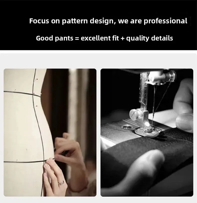 New Trousers Design Small Feet Elastic Slim Jeans High-end Casual Pants New Korean Work Original Paint Printing Trousers Man — image 9