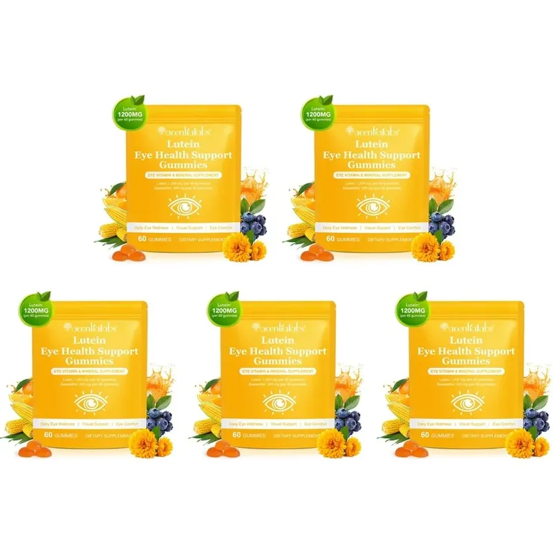 Lutein Eye Health Gummies 40mg with Zeaxanthin Vitamin A C & E Visual Support Blue Light Support & Eye Comfort Vegan 60 Count — image 11