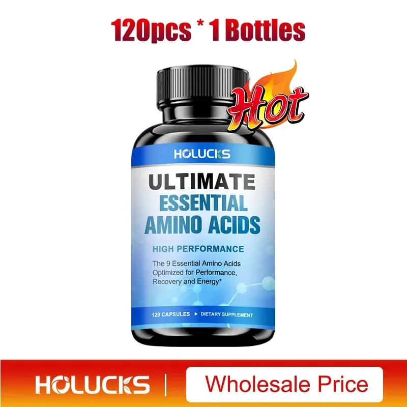 Advanced Body Building Amino Acid Capsules-Helps Increase Strength Endurance Protein Synthesis Build Muscle Mass Abs Energy — image 8