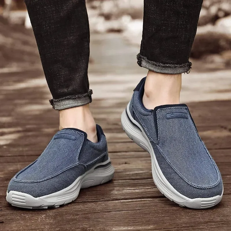 Men's Lightweight Canvas Loafers for Outdoor Hiking Camping Casual Sports Running Jogging Shoes Size 39-48 — image 6