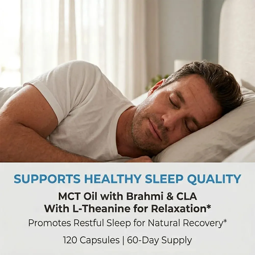 MCT Oil Capsules Natural Clean Energy & Cognitive Focus Supplement Clarity Brain & Body Gut Wellness Support Non-GMO — image 5
