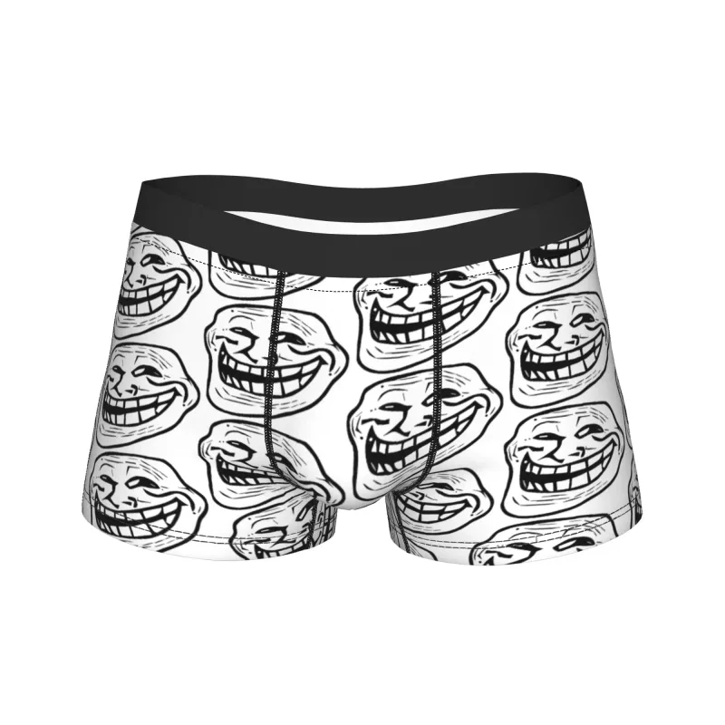 Rage Comic Trollfac Trunk Funny Anime Pouch Underwear Hot Sale Corak Boxer Brief Selesa Lelaki Seluar Dalam Plus Saiz — image 16