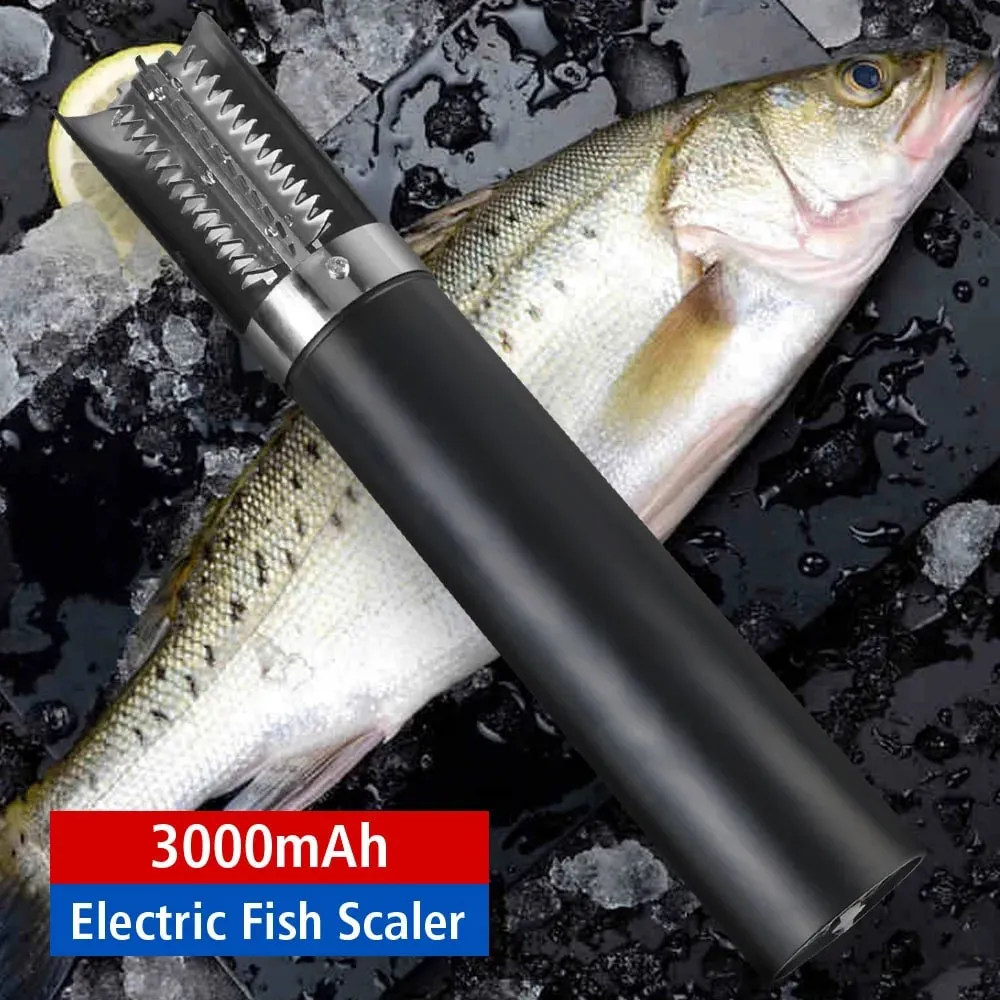 Scaler Ikan Alat Makanan Laut Tanpa Kabel Pembersih Pengikis Ikan Pembersih Penghilang Ikan Penghilang Scaler Ikan Listrik Portabel Nirkabel