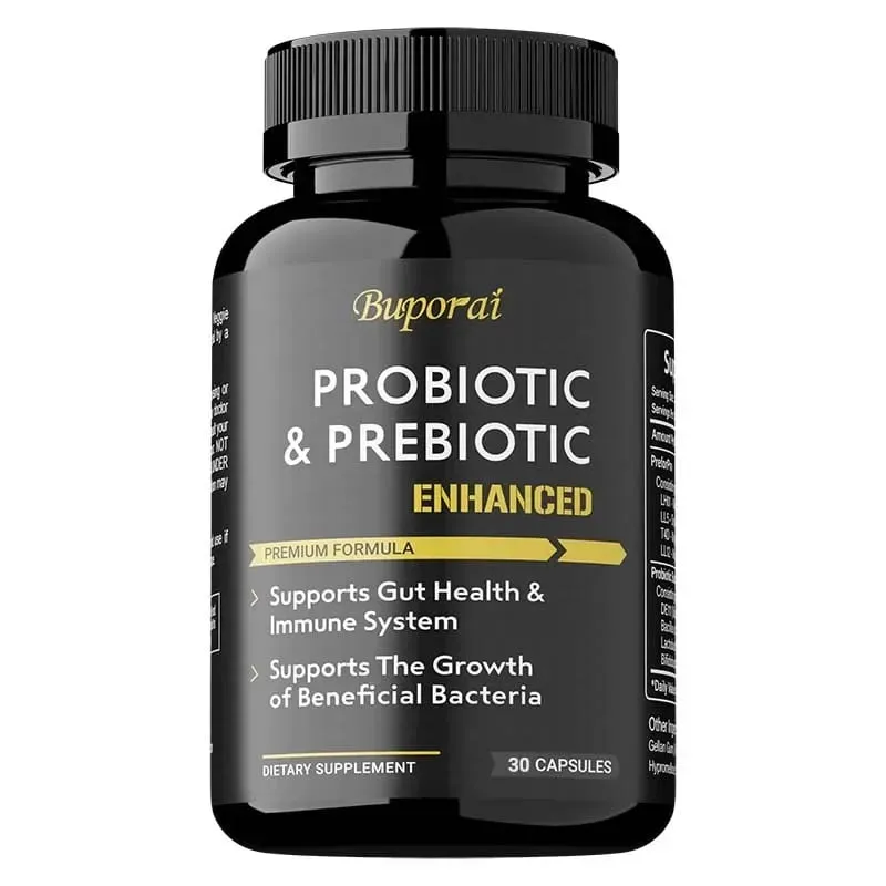 Probiotics & Prebiotics Capsules - Helps Balance Stomach Acid Promote Healthy Intestinal Digestion and Relieve Bloating — image 9