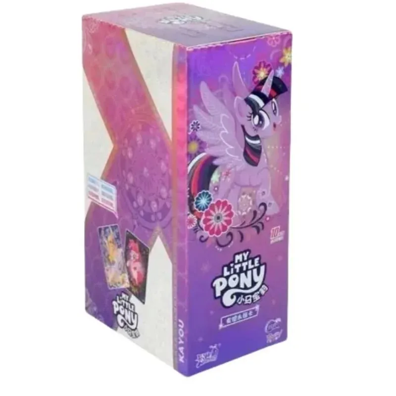 Authentique My Little Pony Friendship Forever Moon 12 11 10 Series Cartes à collectionner Fluttershy Anime Marchandise Cadeaux