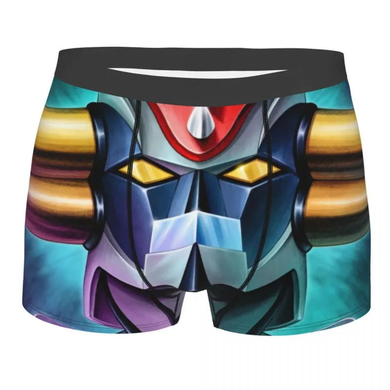 Custom Novelty Goldorak Ufo Robot Grendizer Boxers Shorts Panties Male Underpants Breathbale Briefs Underwear