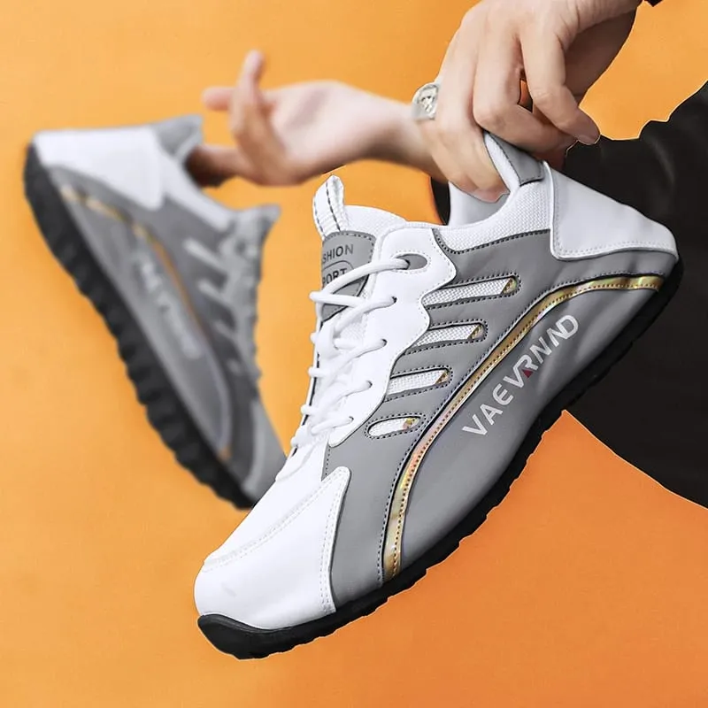 Brand Designer Shoes Men Soft Comfortable Height Increasing Men Casual Shoes Tenis Masculino White Shoes Platform Sneakers Men — image 4