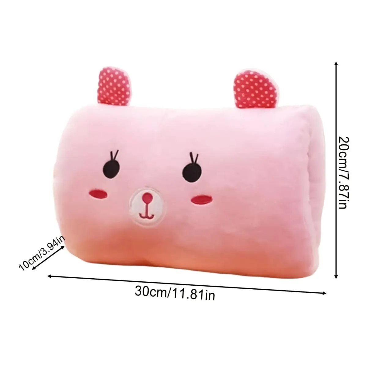 Hand Warmer Pillow Bunny Shape Hand Muff Throw Pillow for Kids Classroom Travel Napping Winter School Home Cold Weather