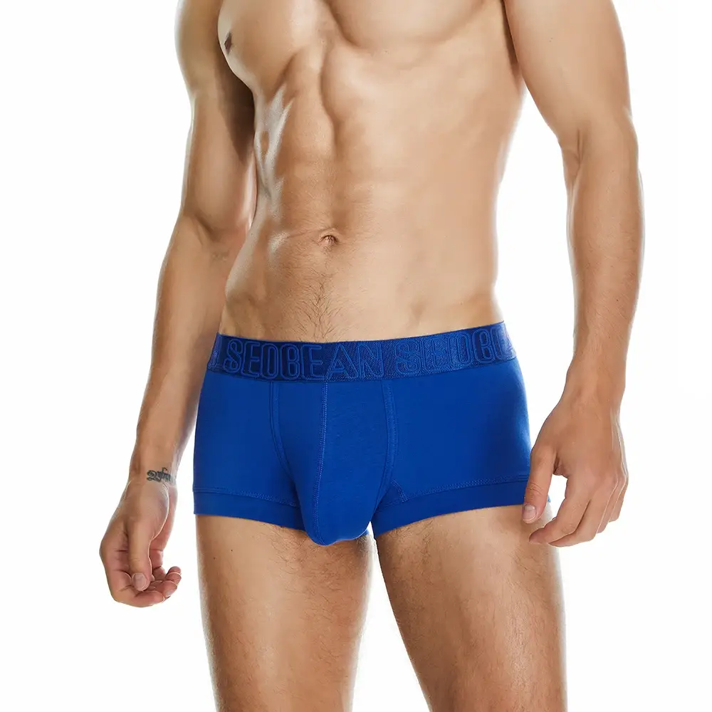 Men's Breathable Cotton Boxer Shorts U-Convex Pouch Low-Waist Soft Stretch Underwear for Daily Casual & Intimate Wear — image 24