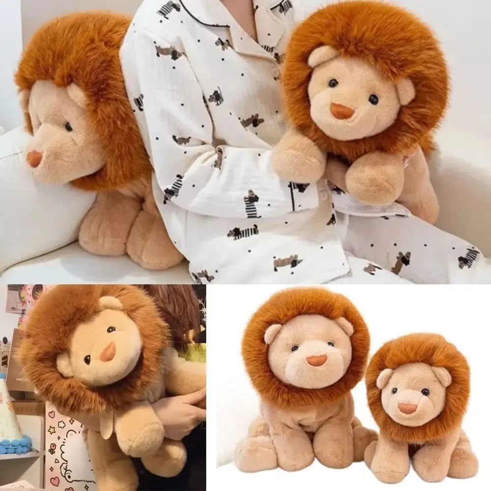 New Design Soft Lion Animal Pillow Emotional Support Cute 15.8inch — image 4
