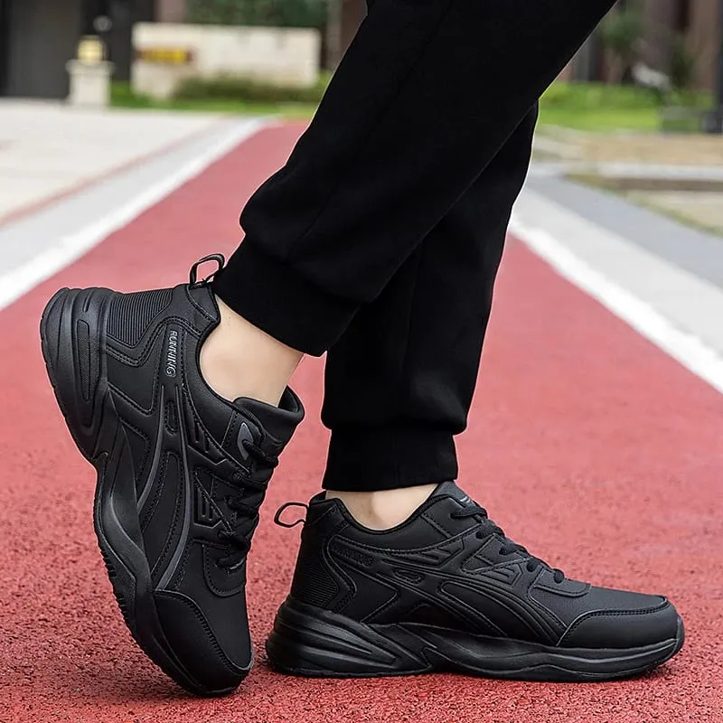 Men's classic retro casual sports shoes Four seasons soft-sole waterproof outdoor youth running shoes breathable light sneakers — image 7
