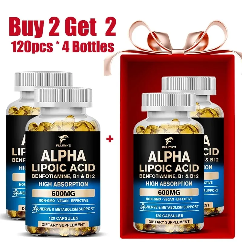 Premium Alpha Lipoic Capsules Help Promotemetabolism Protect The Skin Antioxidantingredient Prevent Continuous Hair Loss — image 9