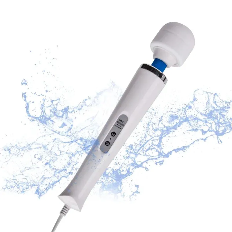 成人性玩具 AV 振動器強力魔棒 G 點刺激按摩器陰蒂振動器性玩具女性自慰黑狼新款 10 速魔棒按摩器大魔棒按摩棒 AV 振動器性感陰蒂女性性玩具歐元