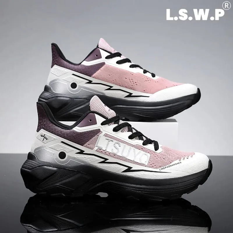 Zapatillas para correr para hombre Tecnología de amortiguación de alto rebote Calzado deportivo de otoño e invierno Zapatillas ligeras antideslizantes para correr, caminar y entrenar — image 3