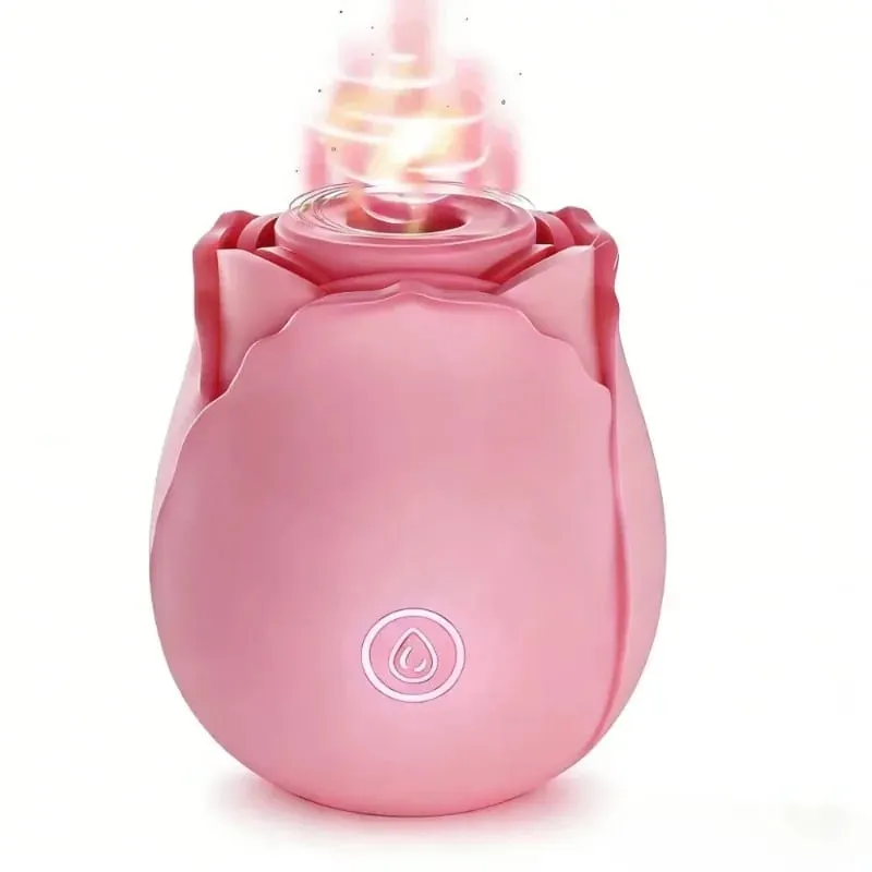 Women Vibrator Powerful Rose Sucking G-Spot Vagina Stimulator Suction Nipple Oral Massager Sex Toys for Couples — image 1