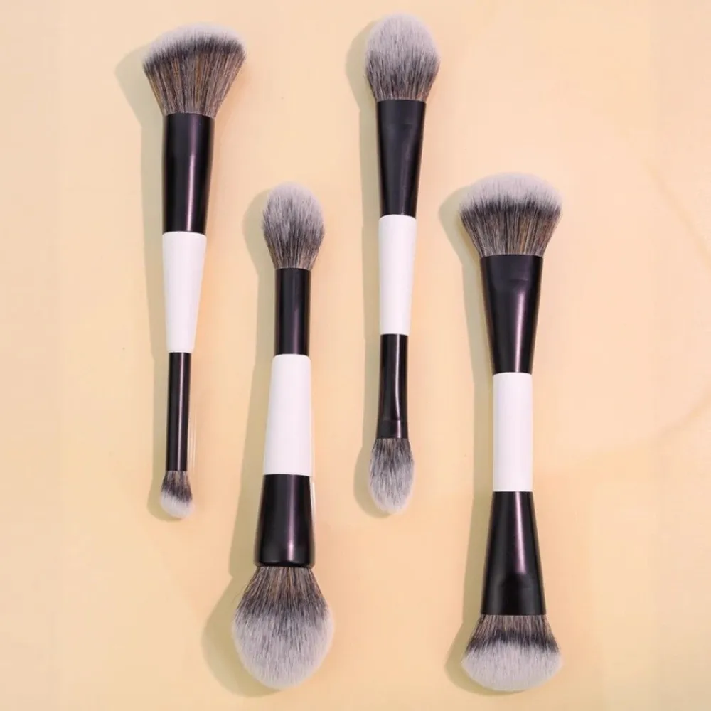 Dual-Ended F4 Contour Face Brush High Coverage Multi-purpose Eyeshadow Concealer Brushes Cosmetic Beauty Powder Blush Brush — image 3