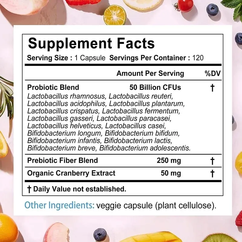 Women’s Probiotic - Improves Intestinal Health Improves Digestion and Relieves Bloating and Gas