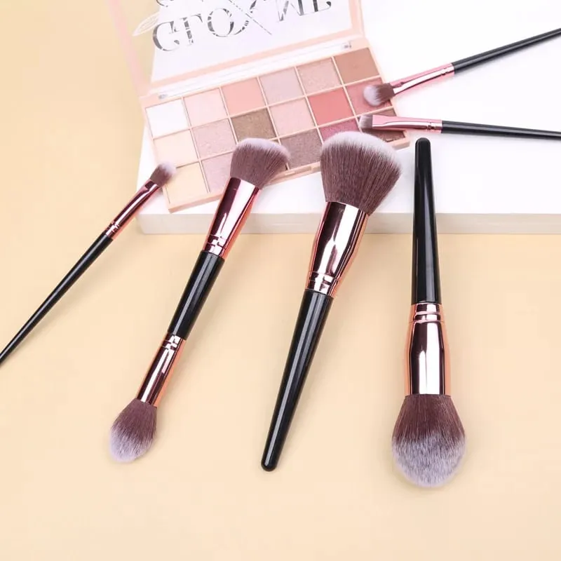15Pcs Makeup Brushes Set With Bag Eye Shadow Powder Foundation Lip Professional Beauty Tool Make Up Brush