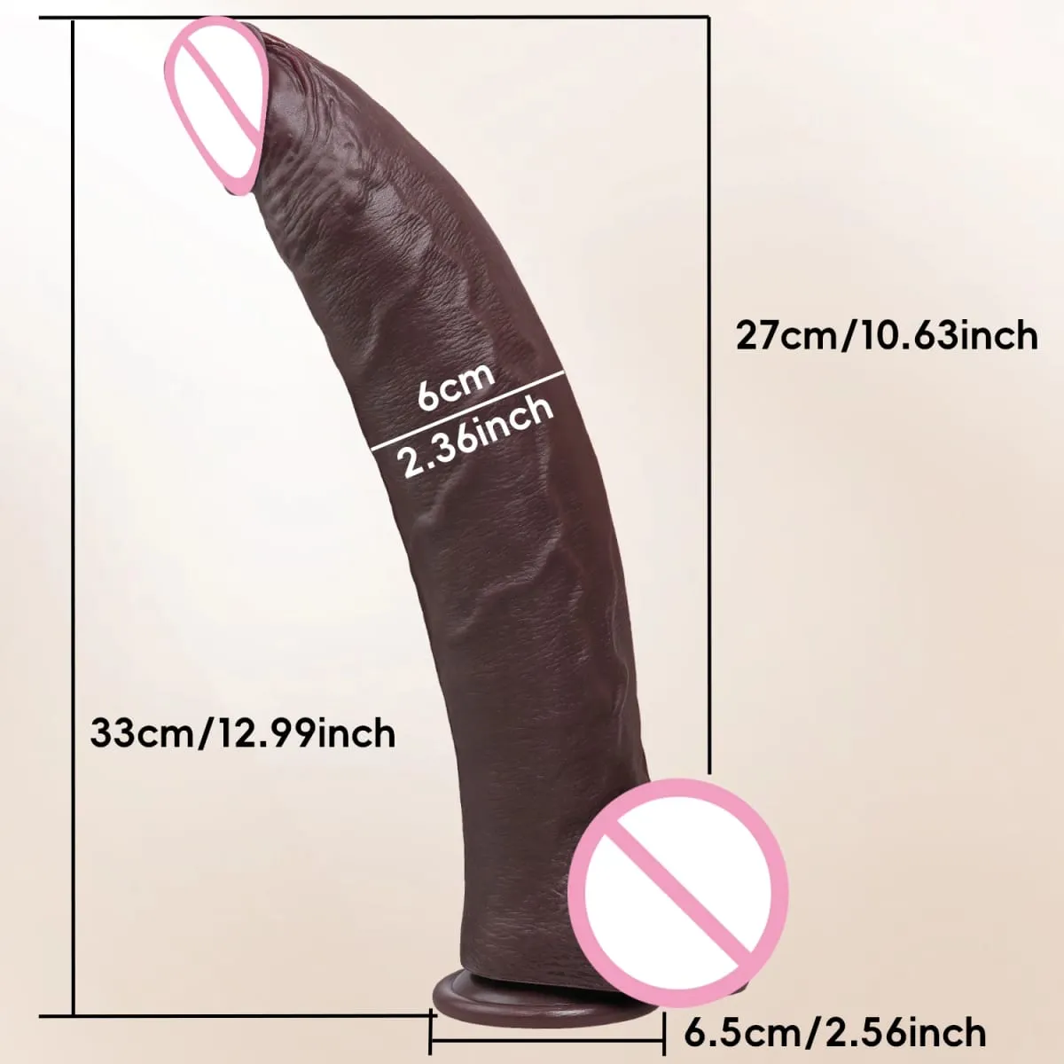 Oversized Reality Dilda Super dlouhá anální zátka Silikonová Pro jednotlivce Masturbátory Pro muže Ženy Gay Dildo Sextoys Sex Shop 18+ — image 6