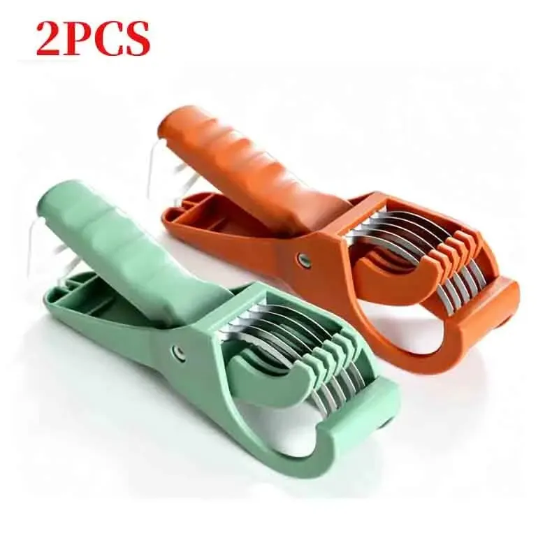 Kitchen Tools Stainless Steel Vegetable and Fruit Slicer Multi Functional Salad Slicer Kitchen Accessories — image 8