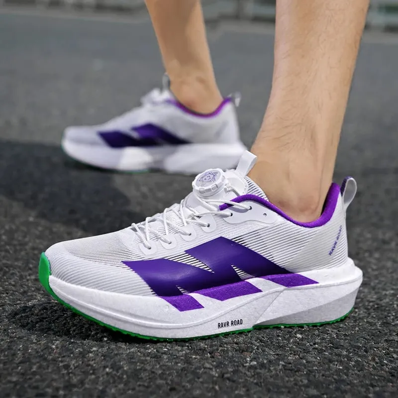 New Men's Carbon Plate Sneakers Outdoor Soft Sole Air Cushion Mesh Sports Running Shoes Light Nonskid Casual Couple Tennis Shoes — image 2
