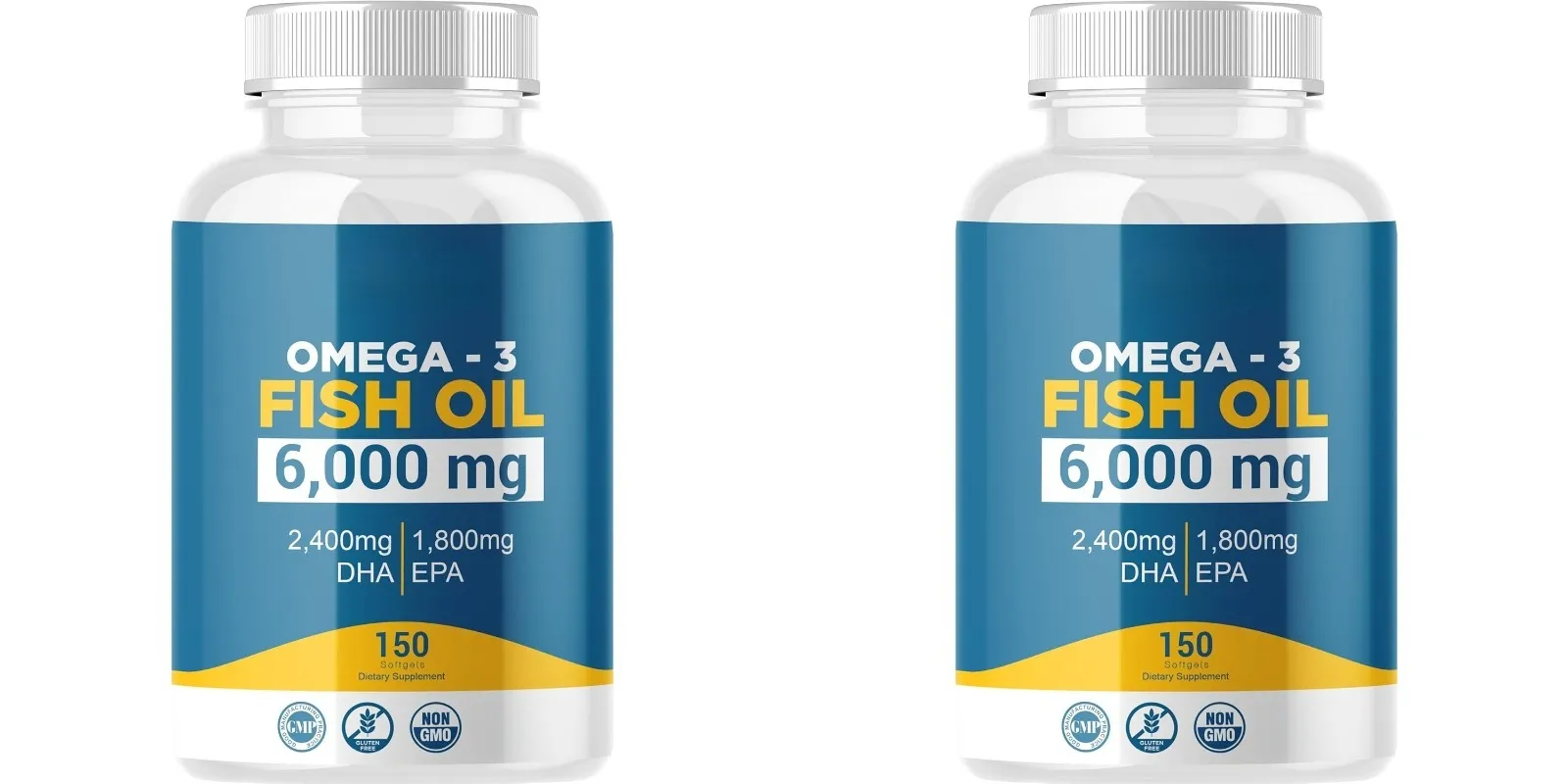 Omega-3-Fischöl-Kapseln, hochwirksames EPA-DHA-Tagesergänzungsmittel für Erwachsene, unterstützt die Immungesundheit der Gelenke, 150 Kapseln, gentechnikfrei — image 8