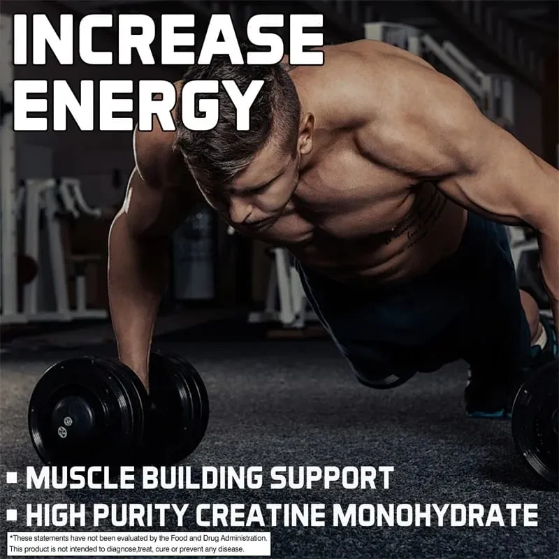 Creatine Monohydrate - 5000 Mg Per Serving Pre-workout Creatine To Help Build Muscle Enhance Energy and PerformanceSupplements — image 5