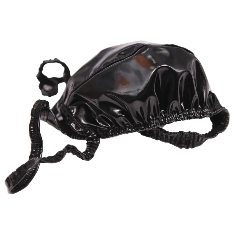 Tangas de couro de látex para homens pretos g-string acabamento brilhante pu poliéster elastano 15 pu 72 poliéster 13 elastano — image 8