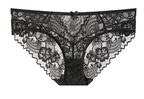 French Ultra-thin Lace Lingerie Set for Large Breasts Sexy See-through Underwire small Bust Lift Anti-sag Soft Comfy Daily Set