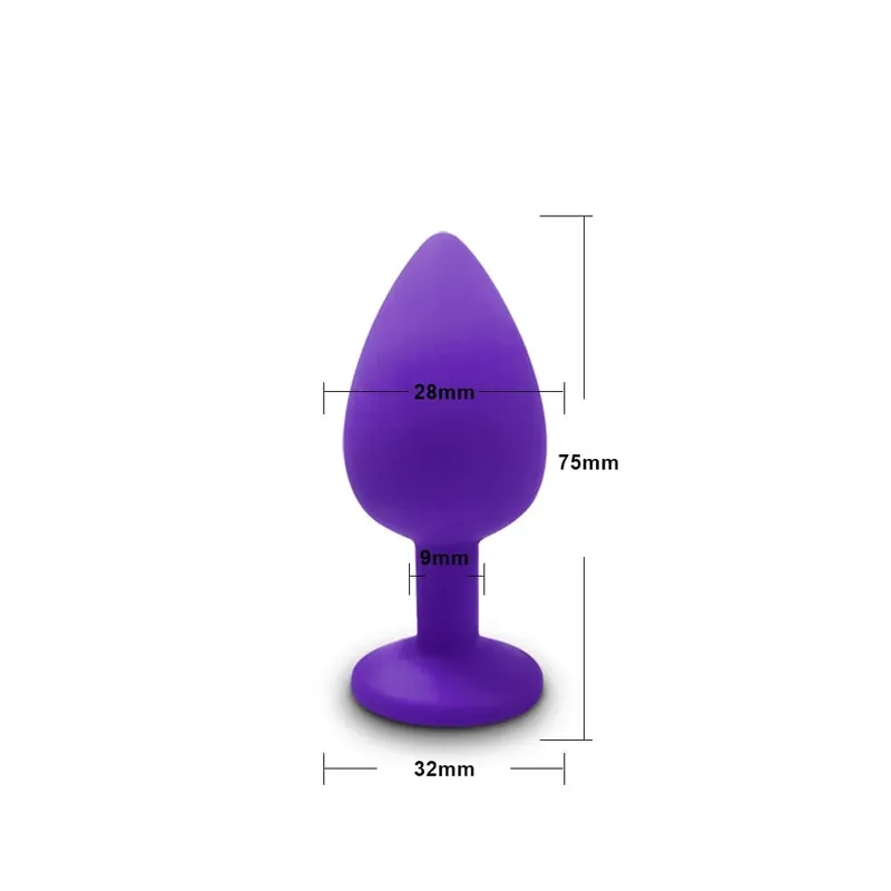 3 Sizes Soft Silicone Anal Plug Mini Butt Plug Erotic Sex Toys for Men Women Gay Couples Adult Anal Prostate Stimulator Dildo — image 20