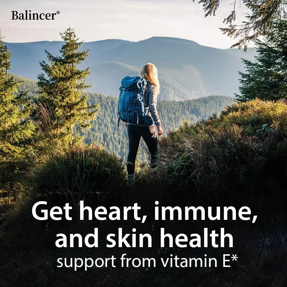 Natural Vitamin E Capsules Antioxidant Supplement Support Skin Hair Nail Heart Brain Cardiovascular & Immune System Wellness — image 7