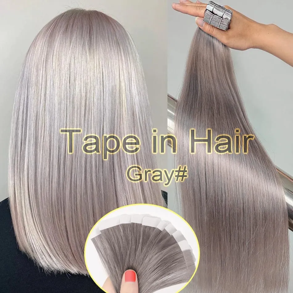 Double Drawn European Wholesale Tape in Extensions Invisible Cuticle Aligned Remy Tape in Hair Extensions 100% Human Hair — image 20