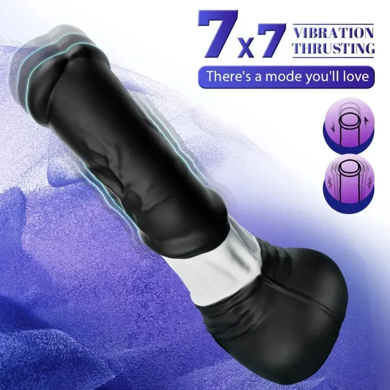 Thrusting Horse G-spot Dildo Vibrator 11.8" Monster Big Dildo Vibrations App Remote Control Suction Cup Adult Sex Toy for Women — image 3