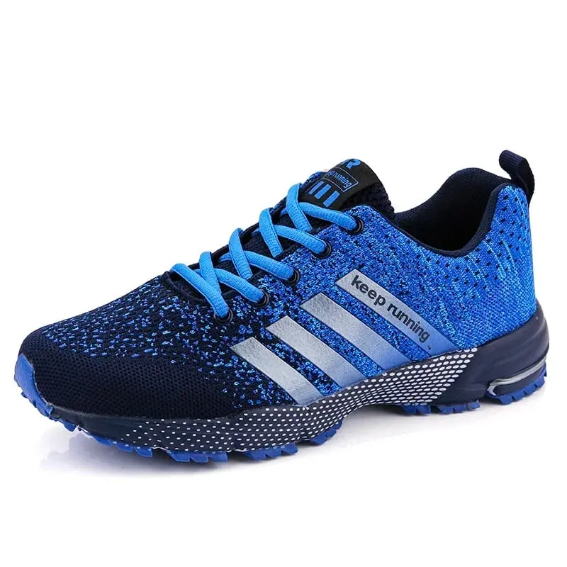 New Men's Sneakers Mesh Surface Spring Summer Breathable Casual Sports Shoes Flat Vulcanized Couple Running Big Size — image 8