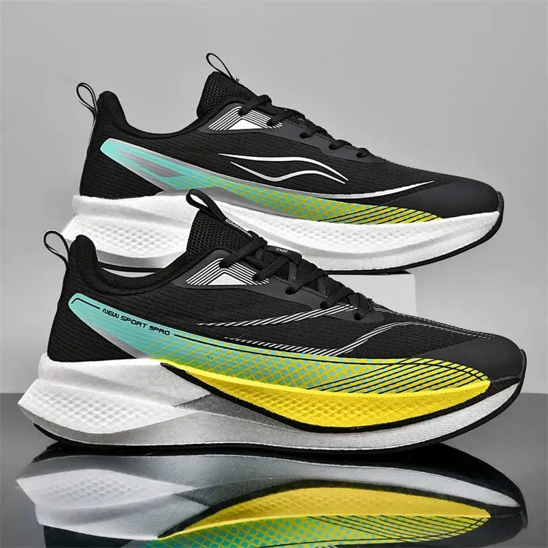 Men Casual Sports Running Shoes Carbon Board Marathon Training Breathable Women's Jogging Athletic Nonskid Walking Sneakers — image 8