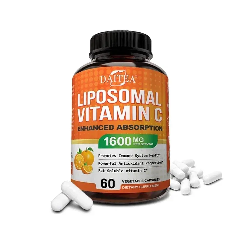 Liposomal Vitamin C 1600 Mg - Highly Absorbable Fat Soluble Vitamin C Antioxidant Supplement Immune System & Collagen Booster — image 9