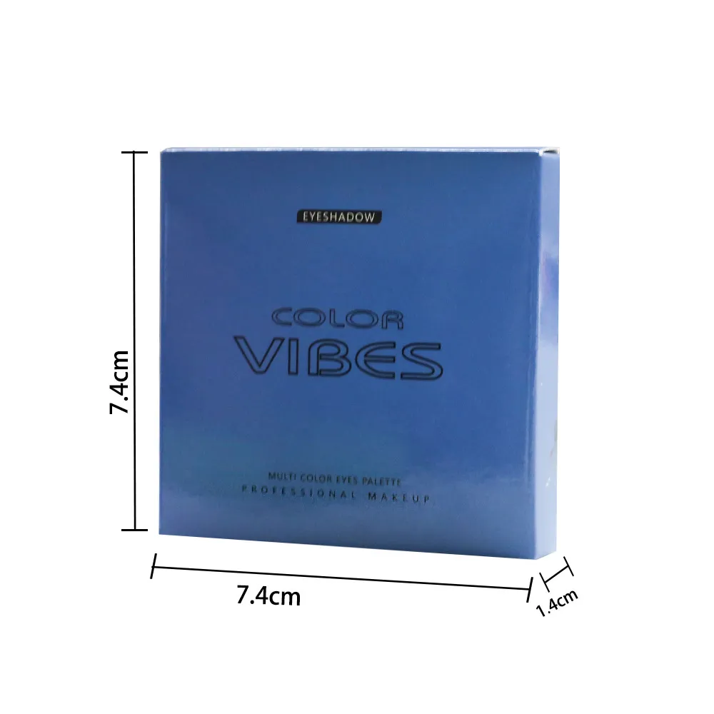 9‑Color Cool Blue Eyeshadow Palette Matte Shimmer Teal Glitter Eye Makeup Palette High Pigment for Party Stage Cosplay
