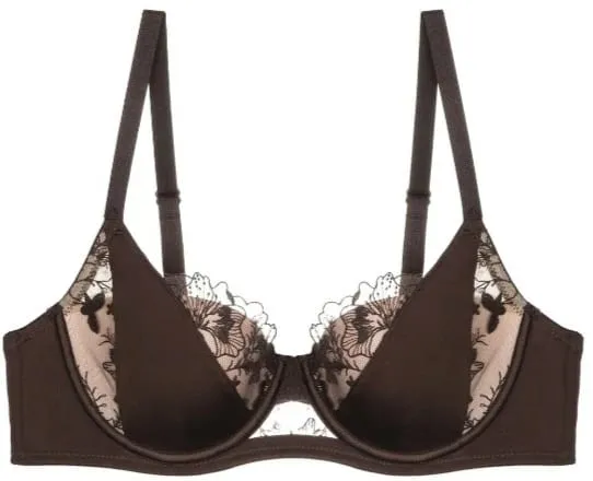 Fransk Retro Color Block Blonde BH Sæt Blød bøjle Minimizer Tynd Cup Lift Support Lingeri Sæt Dame Størrelse 34-40ABC