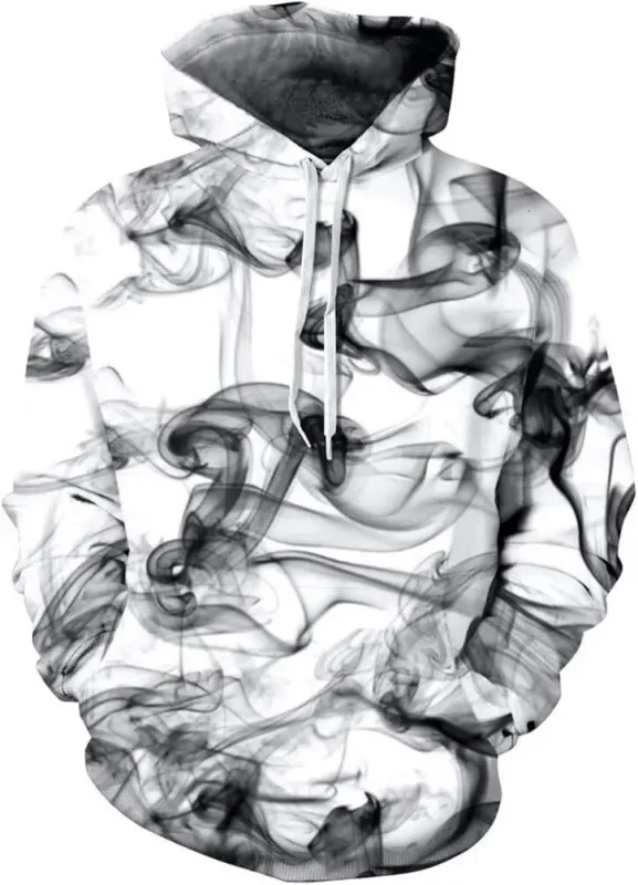 Mens Graphic Hoodies Unisex Novelty Print Hoodie, 3D Pattern Pullover Sweatshirt With Pocket, Long Sleeve Warm Graphic Hoodie Me — image 7