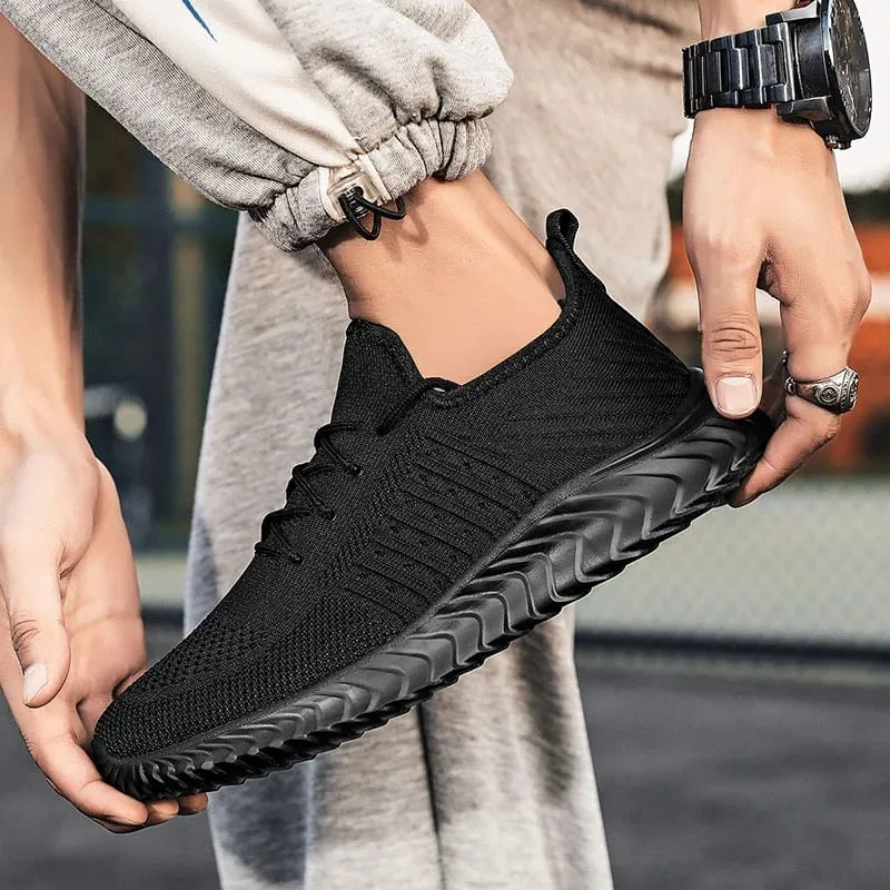 Summer Lightweight Men Running Sport Shoes Classical Mesh Breathable Casual Shoes Fashion Sneakers Athletic Sneakers