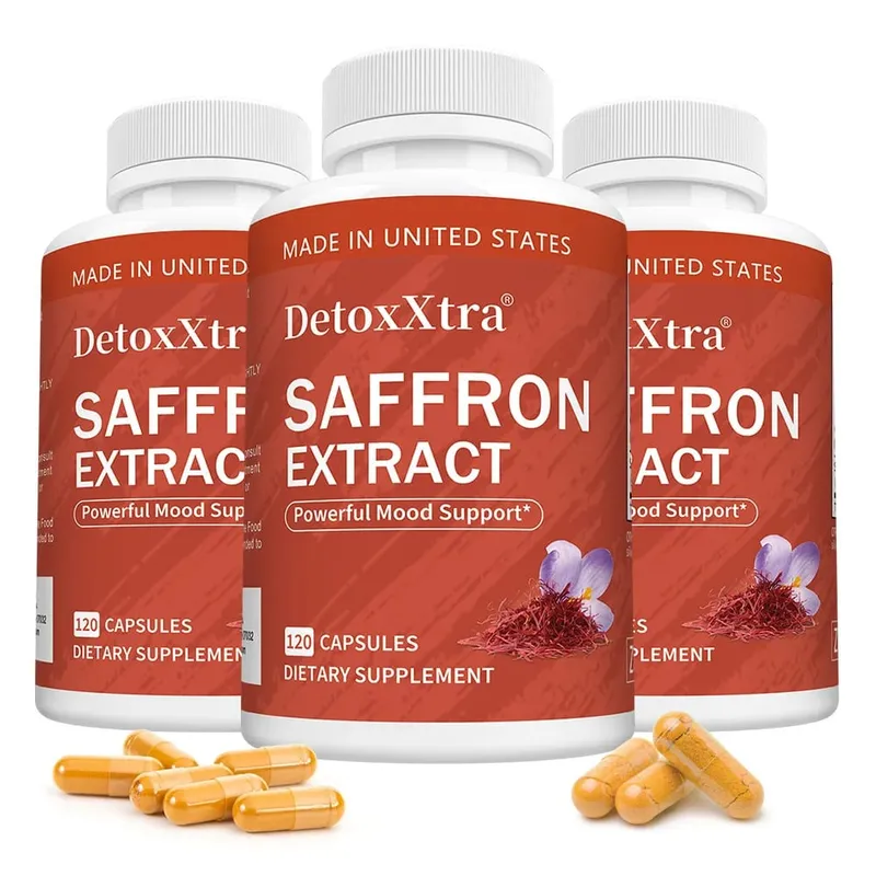 Curcumin Capsules 400mg Plus Saffron and Zinc Relieve Joint and Muscle Fatigue and Benefit Brain Eye and Heart Health — image 11